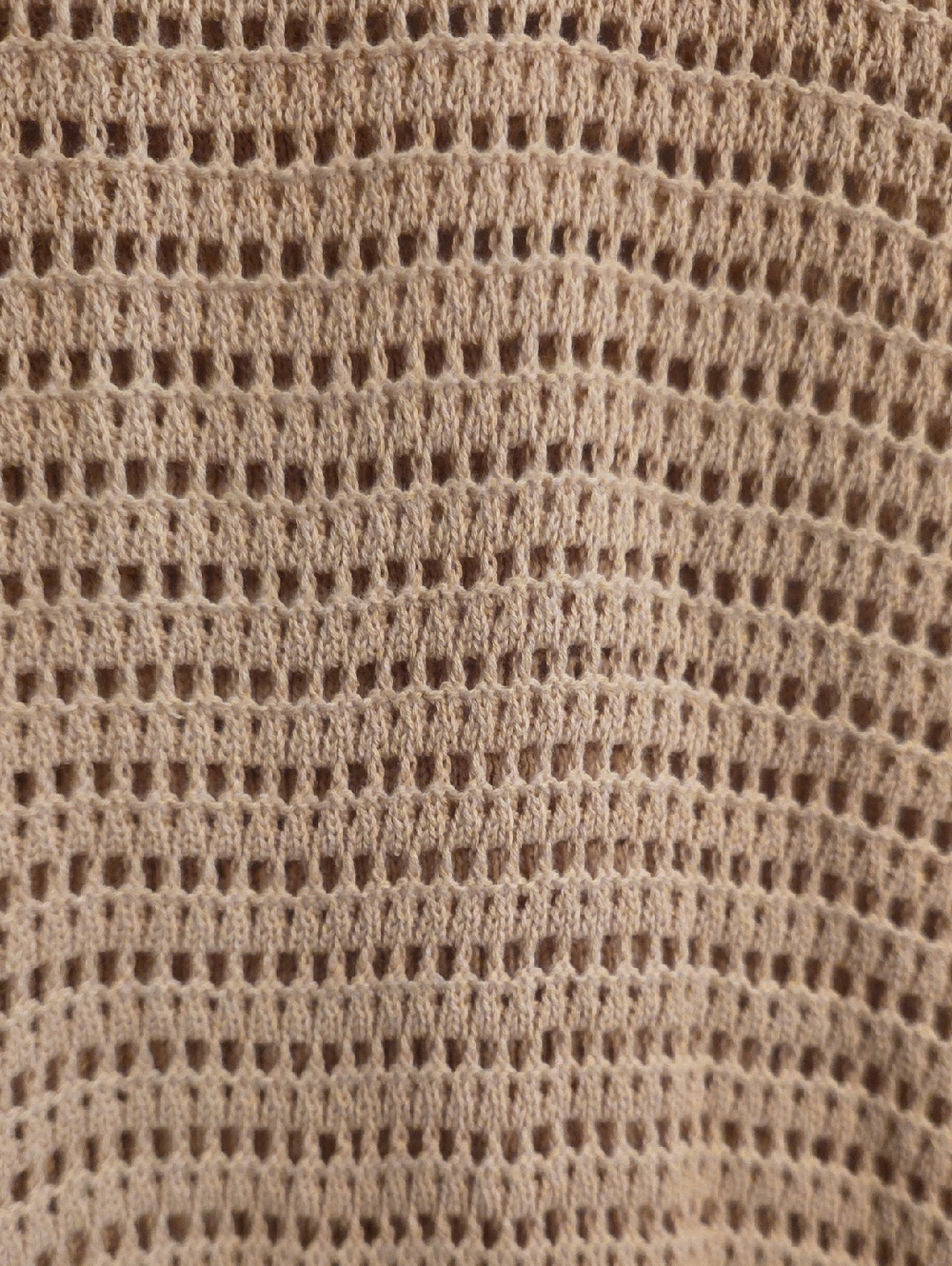Varley Kershaw Open-Knit Crewneck Sweater in Light Beige Small - Picture 4 of 5